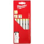 MILWAUKEE Rychlořezné plátky do přímočaré pily 105 x 4 mm T 344 D 5 ks 4932311633 – Zbozi.Blesk.cz