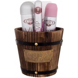 Cuba sada Vip Woman vědro toaletní voda 100 ml / deo 200ml / bodylotion / EDP 35 ml