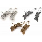 Brož VÁŽKA na spínacím špendlíku 1 platina – Zboží Dáma