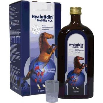 Hyalutidin Mobility HCC špičková kloubní výživa pro pro koně 2 x 500 ml