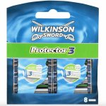 Wilkinson Sword Protector 3 8 ks – Zboží Dáma