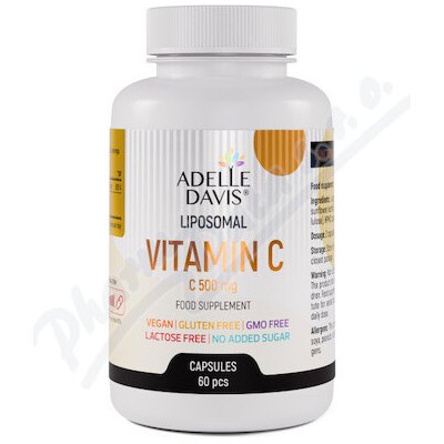 ADELLE DAVIS Liposomal vitamin C 50 g 60 kapslí – Hledejceny.cz
