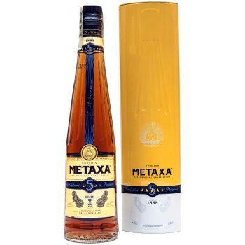 Metaxa 5* 38% 0,7 l (kazeta) od 342 Kč - Heureka.cz