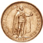 Uherská mincovna Zlatá mince Desetikoruna Františka Josefa I. Uherská ražba 1904 3,387 g – Zboží Mobilmania
