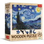 TREFL Vincent van Gogh Dřevěné Art Hvězdná noc 200 dílků – Hledejceny.cz