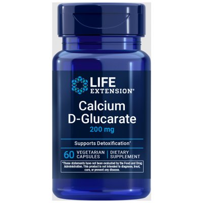 Life Extension Calcium D-Glucarate 200 mg 60 vegetariánská kapsle – Hledejceny.cz