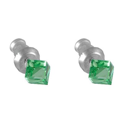 JSB Swarovski Elements kostka 713864 pecky peridot světle zelené – Hledejceny.cz