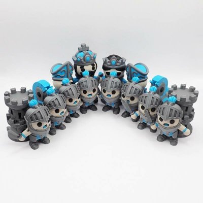 Flexi Factory Šachové Figurky - barevné var. 3 – Zboží Živě