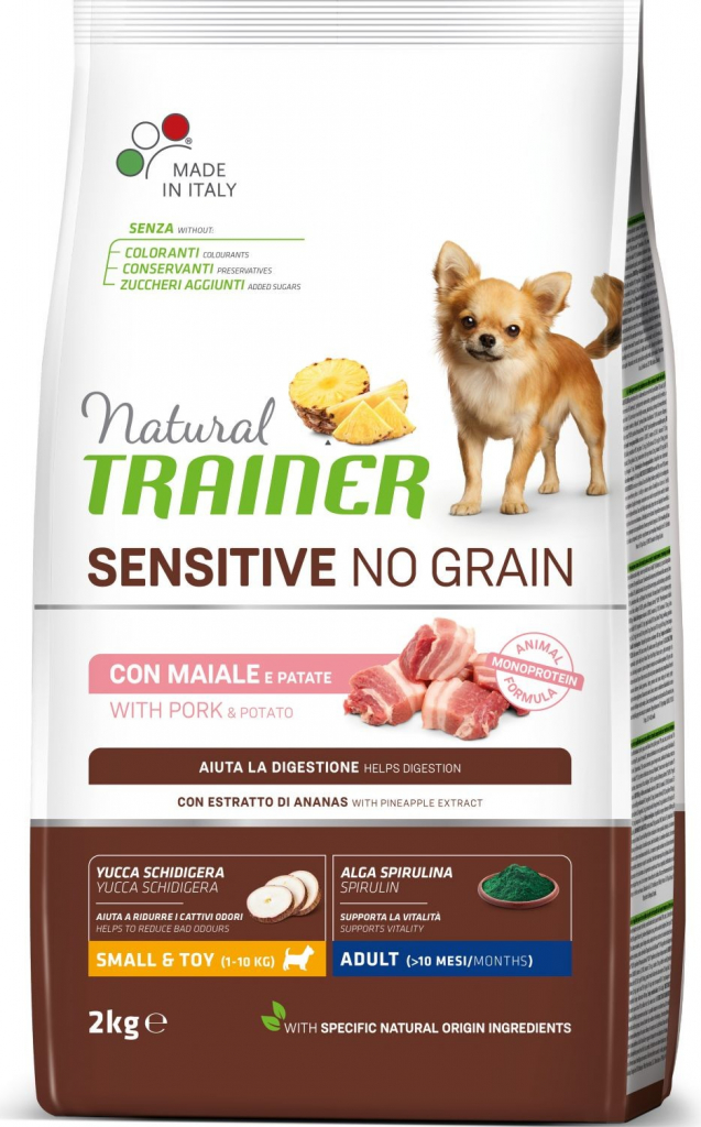 Natural Trainer Sensitive No Grain MINI vepřové 2 kg