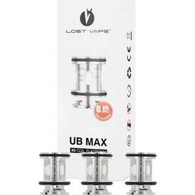 Lost Vape UB Max Coil 0,15 ohm 3 ks – Hledejceny.cz