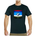 Tričko pánské s potiskem BMW maska černé – Zboží Dáma