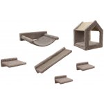 Kerbl Monte Baldo sada nástěnných pater taupe 6 ks – Hledejceny.cz