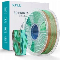 Sunlu SILK PLA+ 1.75mm 1kg Color Black Green multi Magic