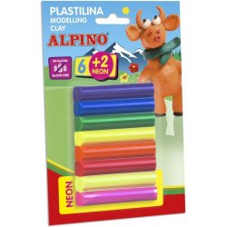 Alpino modelovací hmota 6 + 2 tyčinky/12 g