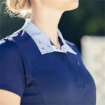 Horze Dámské závodní triko Blaire modrá – Zboží Dáma
