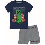 Chlapecké pyžamo Minecraft Creeper TNT tm. modrá – Zboží Dáma