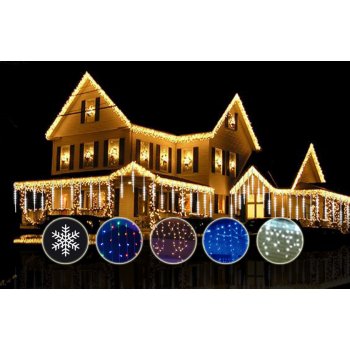 DENR Venkovní vánoční LED závěs až 2000 diod Barva: Teplá bílá Velikost: Řetěz 60m 2000 LED diod