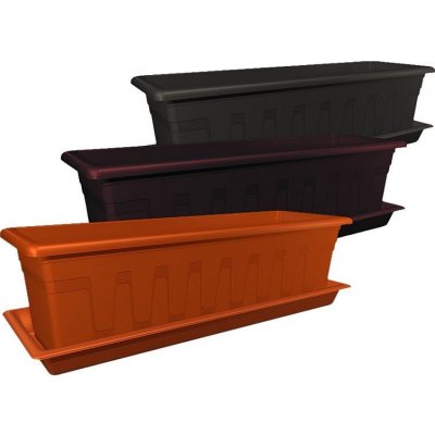 TMX miska pod truhlík GARDEN 60 cm antracit – Zbozi.Blesk.cz