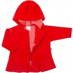 New baby semišková mikinka s kapucí baby bílá – Zboží Dáma