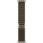 Apple Watch 49mm tmavě olivový Alpský tah - Small - provedení z přírodního titanu MK794ZM/A – Zboží Živě