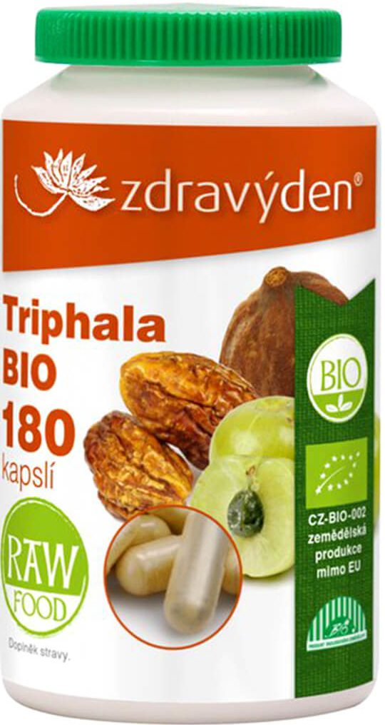 Zdravý den Triphala 180 kapslí