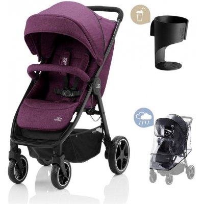 BRITAX B-AGILE M Cherry Wine Sport Cherry Wine 2023 – Sleviste.cz