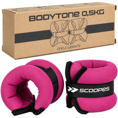 Scoopes BodyTone zátěže na zápěstí 0,5 kg růžové – Hledejceny.cz
