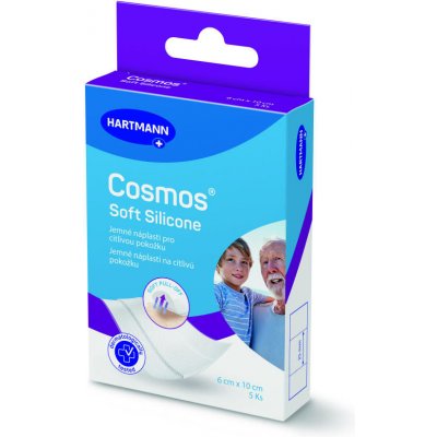 Cosmos Soft Silicone ultra jemná náplast 6 x 10 cm 5 ks – Zboží Mobilmania