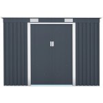 IWHome Zahradní domek ZEUS 2B 3,16 m² antracit + podlahová konstrukce ZEUS 2B IWH-10230006 + IWH-102 – Zboží Dáma