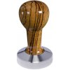 Tamper a příslušenství Buna Café Tamper zebráno, lak, nerez mat, plochý 58 mm