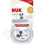 Nuk silikon šidítko Space Disney Mickey Mouse Bílá – Zboží Mobilmania