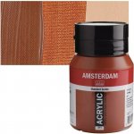 Amsterdam Standard Akrylová barva 411 Burnt Sienna 500 ml – Sleviste.cz