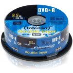 Intenso DVD+R DL 8,5GB 8x, cakebox, 25ks (4311144) – Zboží Živě