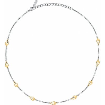 Trussardi Fashion ocelový bicolor náhrdelník TJAXA11