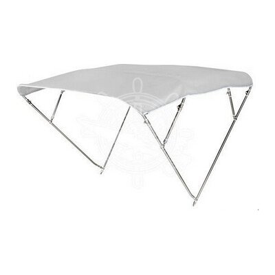 OSCULATI DEPTH Bimini 4 ramenní bílé - nerez, šířka 200/210 cm – Hledejceny.cz