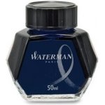 Waterman Blue-Black modro-černý lahvičkový inkoust – Sleviste.cz