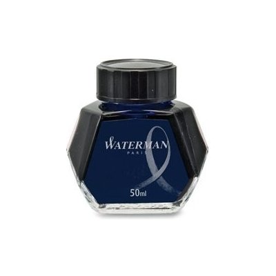 Waterman Blue-Black modro-černý lahvičkový inkoust