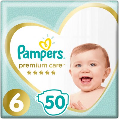 Pampers Premium Care 6 50 ks – Sleviste.cz