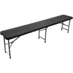 Malatec 12282 Zahradní skládací cateringová lavice 180 cm černá – Zboží Dáma