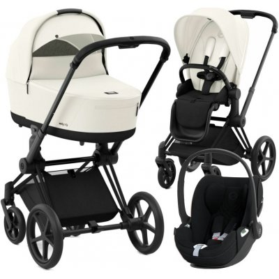CYBEX Rám Priam 4.0 Seat Pack Lux Carry Cot + Cloud T i-Size Plus 2024 Off White