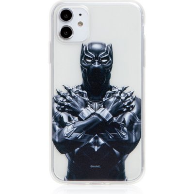 Pouzdro AppleMix MARVEL Apple iPhone 5 / 5S / SE - černé Panther - gumové - průhledné – Zbozi.Blesk.cz