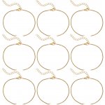 Řetízek z nerezové oceli - zlatý - 18,5 cm x 1,2 mm - 1 ks – Hledejceny.cz