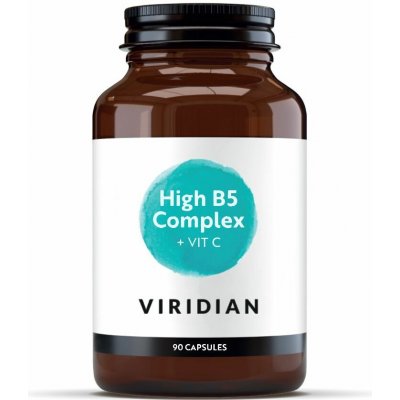 Viridiannutrition High Five B5 B Complex + vitamín C with Magnesium Ascorbate 90 kapslí – Hledejceny.cz