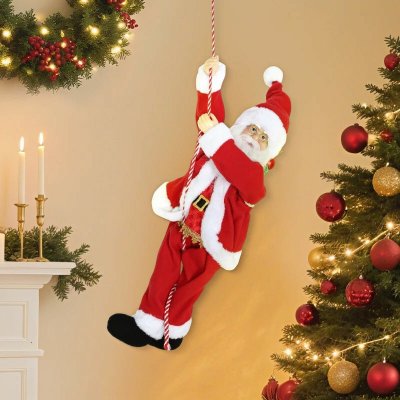 HOMCOM Santa Claus 60 cm červený – Hledejceny.cz