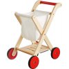 Dětský obchůdek KidLand Dřevěný nákupní vozík