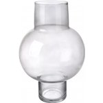 Váza sklo šedá 25x25x40 cm – Hledejceny.cz
