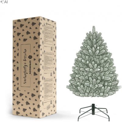 Springos CT0223 ZASNĚŽENÝ SMRK LUX 150 CM – Hledejceny.cz