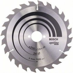 Bosch 2608640618 Pilový kotouč Optiline Wood 200 x 30 x 2,8 mm, 24