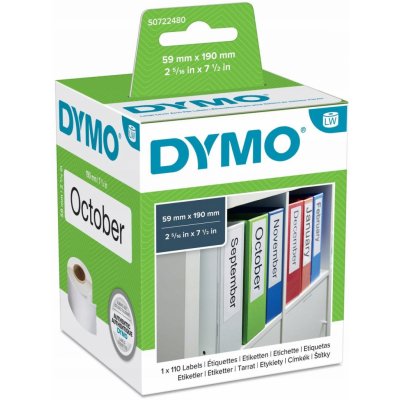 Dymo S0722480 190 mm x 59 mm bílé 110 etiket – Zboží Dáma