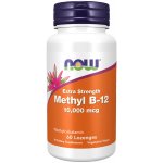Now Foods Methyl B-12 methylkobalamin 10,000 mcg 60 pastilek – Hledejceny.cz